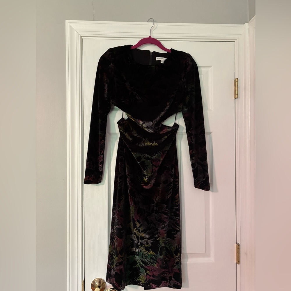 Elegant Black Velvet Dress